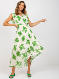 Elegante vestito midi verde