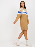 Camel pletena haljina RUE PARIS