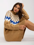 Camel pletena haljina RUE PARIS