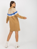 Camel pletena haljina RUE PARIS