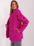 Gilet rosa in ecopelliccia