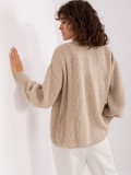 Completo beige a due pezzi con top