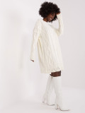 Elegante abito midi in ecru
