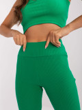 Pantaloni corti verdi da ciclismo