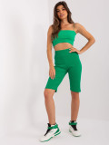 Pantaloni corti verdi da ciclismo