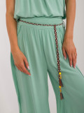 Pantaloni comodi color pistacchio
