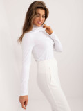 Blusa Bianca a Maniche Lunghe