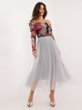 Elegante gonna midi in tulle