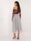 Elegante gonna midi in tulle
