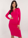Elegante vestito fucsia