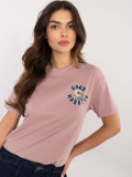 Blusa elegante in rosa scuro