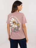 Blusa elegante in rosa scuro