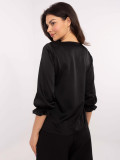 Elegantna crna bluzica s 3/4 rukavima