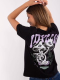 T-shirt grafite alla moda con stampa