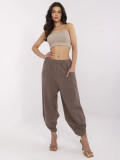 Pantaloni sportivi eleganti marroni