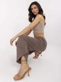 Pantaloni sportivi eleganti marroni