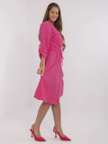 Abito midi elegante con maniche lunghe