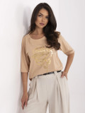 Stilizirana bluzica u camel boji