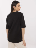 Blusa nera elegante