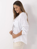 Camicia bianca con cappuccio