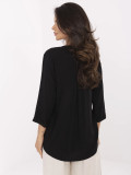 Elegantna crna bluzica s 3/4 rukavima