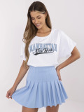 T-shirt bianca a maniche corte