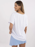 T-shirt bianca a maniche corte