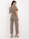 Salopette elegante marrone