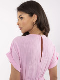 Tuta elegante in rosa chiaro