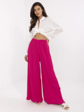 Pantaloni larghi rosa