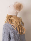 Cappello invernale beige RUE PARIS