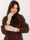 Beige rukavice s toplom podstavom