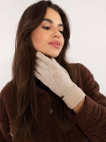 Beige rukavice s toplom podstavom