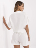 Shorts Bianchi a Vita Alta