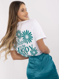 T-shirt bianca con stampa