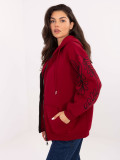 Bordo hoodie s kapuljačom i vezom