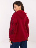 Bordo hoodie s kapuljačom i vezom