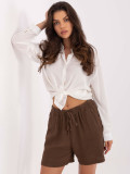 Shorts marroni eleganti