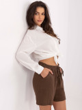 Shorts marroni eleganti