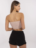 Top elegante in rosa scuro