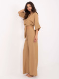 Elegantni komplet u camel boji