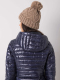 Cappello invernale in beige scuro con fodera