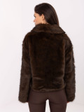 Giacca invernale elegante in marrone scuro