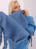 Sciarpa Elegante Blu Scuro