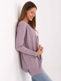 Cardigan rosa elegante con tasche
