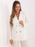 Blazer elegante ecru