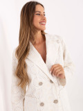 Blazer elegante ecru