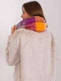 Sciarpa Viola con Frange
