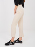 Eleganti pantaloni sigaretta beige