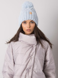 Cappello invernale imbottito blu chiaro